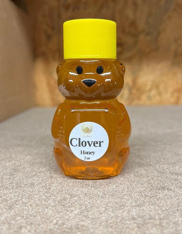 Country Sweets Pure Clover Honey 16 Oz Bottle or 2 oz Baby Bear
