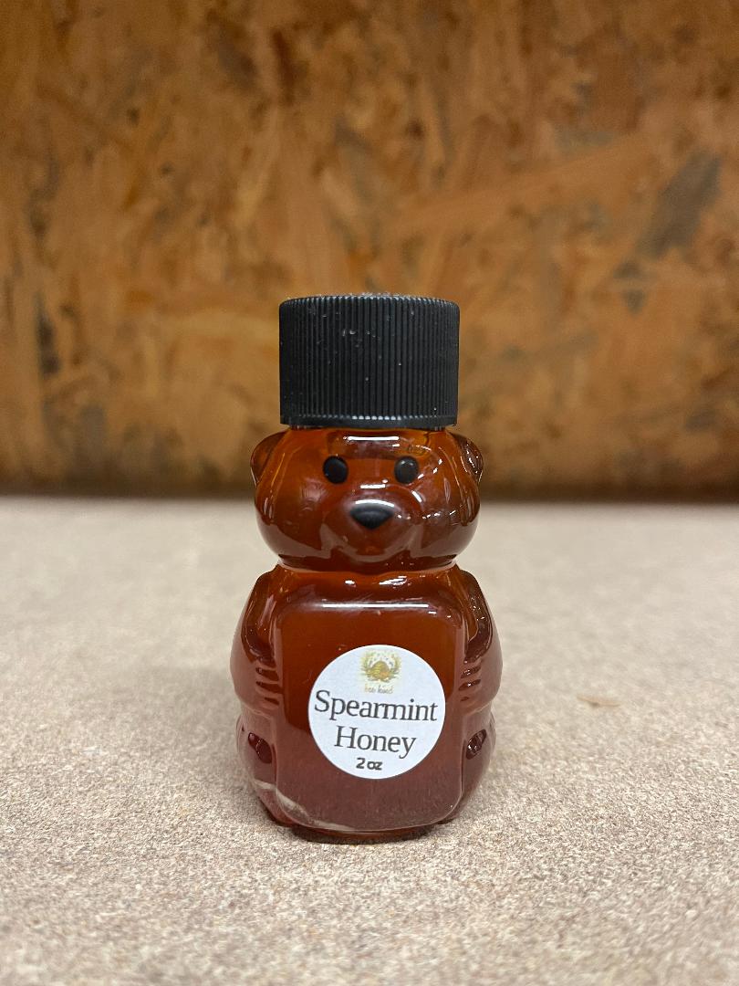 Country Sweets Infused Spearmint Honey 16 oz Bottle or 2 oz Baby Bear