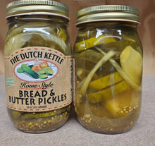 Load image into Gallery viewer, Dutch Kettle Bread and Butter Pickles 16 oz All Natural Ingrediencies
