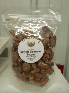 Country Sweets 8 oz Georgia Cinnamon Pecans