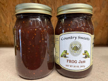 Load image into Gallery viewer, Country Sweets Homestyle Frog Jam 20 oz Jar Fig, Raspberry, Orange, and Ginger