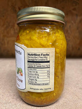 Load image into Gallery viewer, Country Sweets Hot Chow Chow 16 oz All Natural Ingrediencies