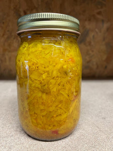 Country Sweets Hot Chow Chow 16 oz All Natural Ingrediencies