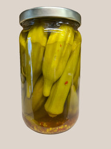 Country Sweets Spicy Pickled Okra 16 oz Jar