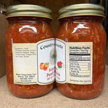 Load image into Gallery viewer, Country Sweets Habanero Peach Salsa 17 oz Jar