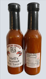 Country Sweets Hell's Hornet Hot Sauce 5 fl.oz