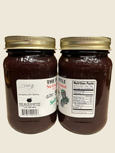 Dutch Kettle No Sugar Added All-Natural Homestyle Seedless Blackberry Jam 18 oz Jar