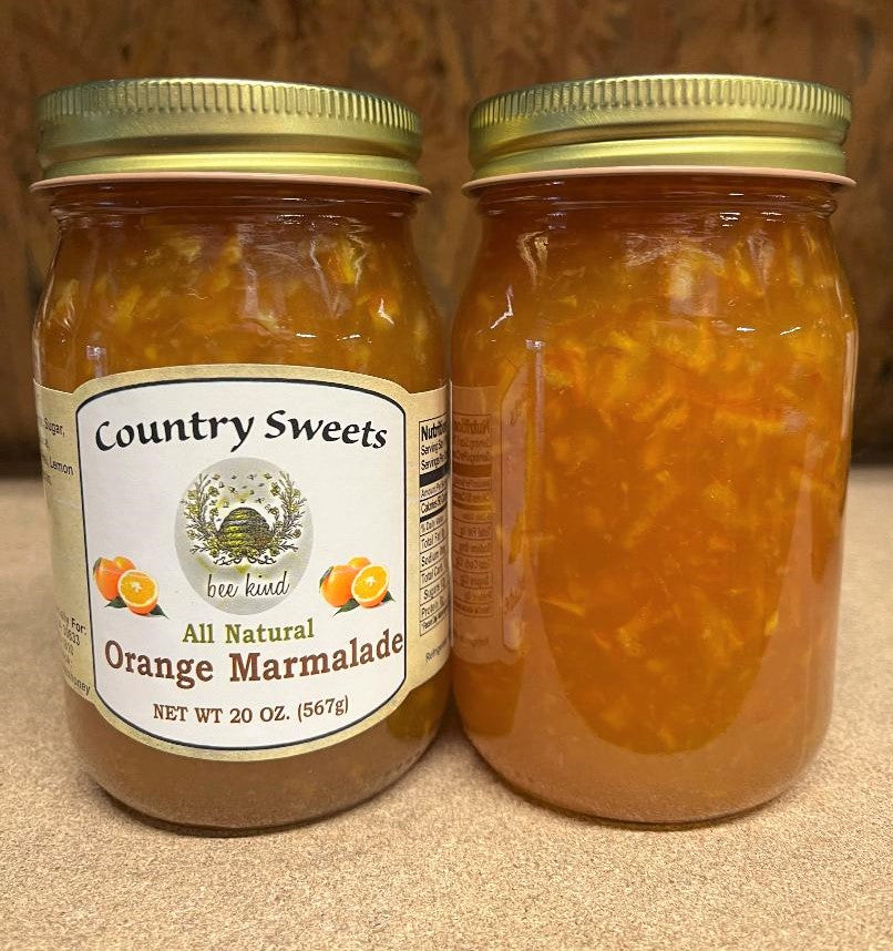 Country Sweets Orange Marmalade 20 oz Jar