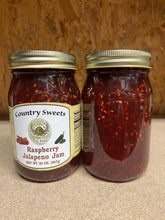 Load image into Gallery viewer, Country Sweets Raspberry Jalapeno Jam 20 oz Jar