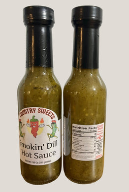 Country Sweets Smokin Dill Hot Sauce 5 fl.oz