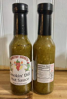 Country Sweets Smokin Dill Hot Sauce 5 fl.oz