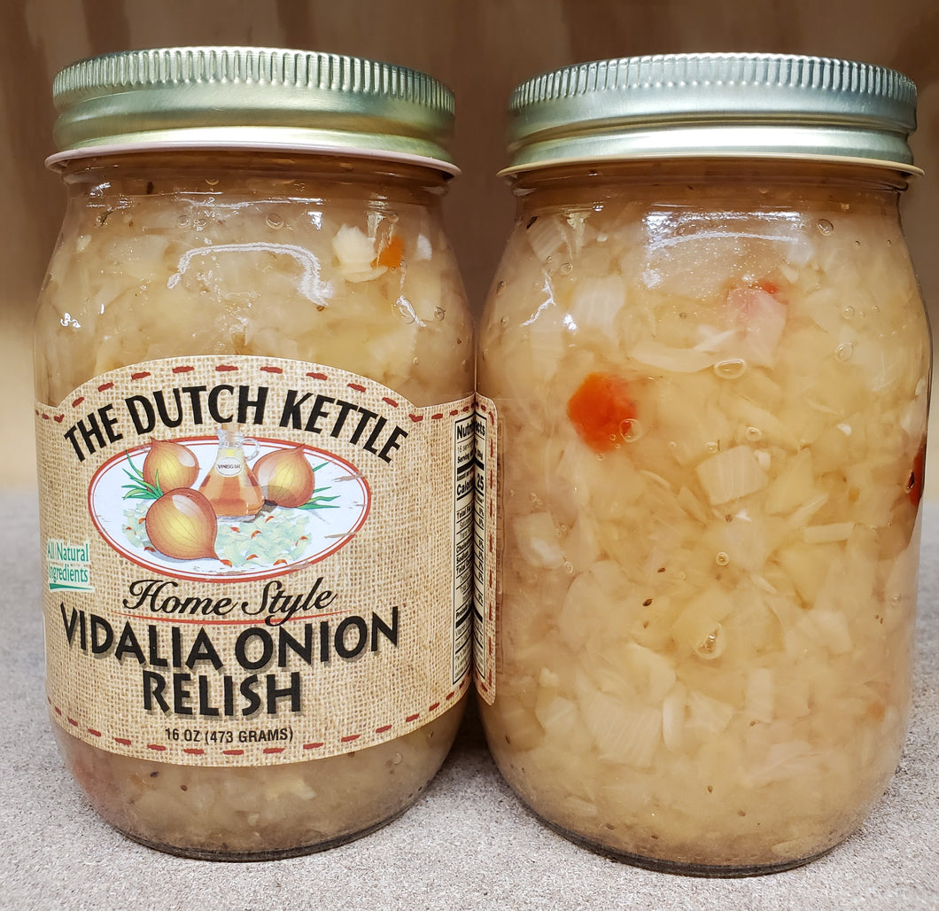 Dutch Kettle Homestyle Vidalia Onion Relish 1 pint Jar