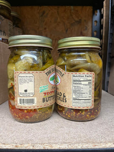 Dutch Kettle Zesty Bread and Butter Pickles 16 oz All Natural Ingrediencie